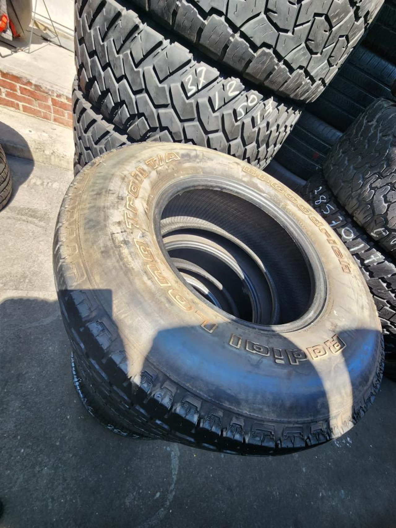 Tire work on the shop floor at ATG Tire